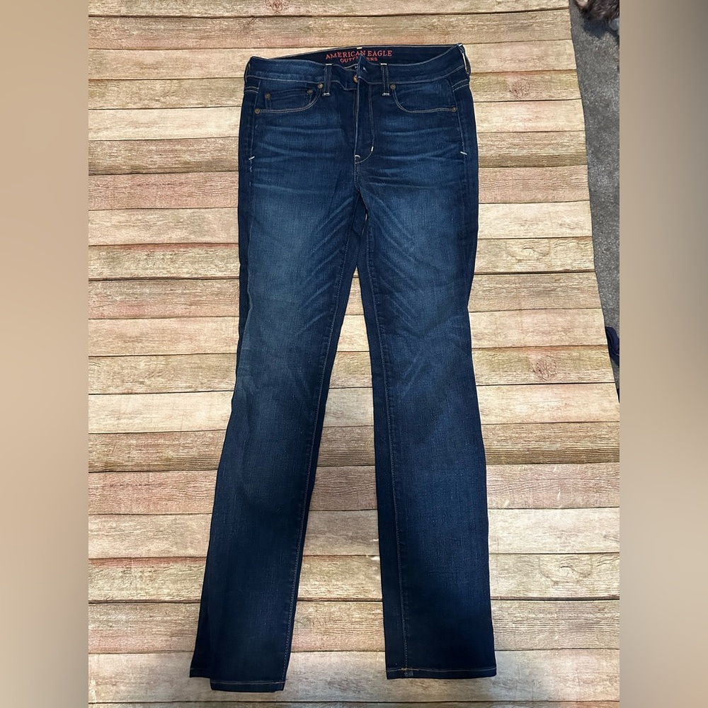 American Eagle Outfitters Dark Blue Skinny Jeans